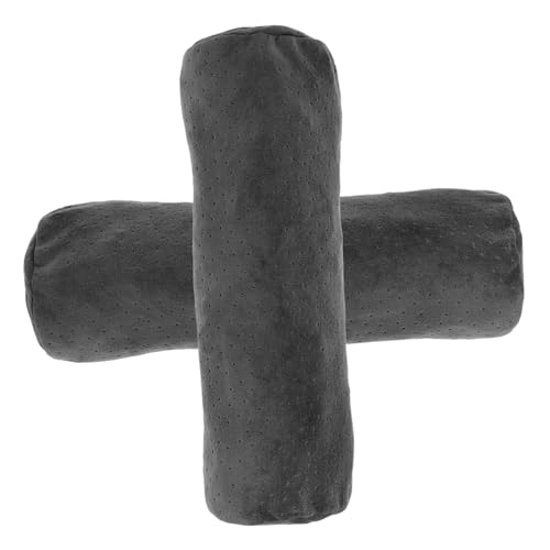 CIYODO 2piezas Funda De Almohada Enrollable Cuello Cómoda y con Cremallera para Dormitorio y Sala De Redonda y Cervical