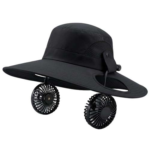 Chapeau de soleil avec ventilateur USB pour éviter la transpiration