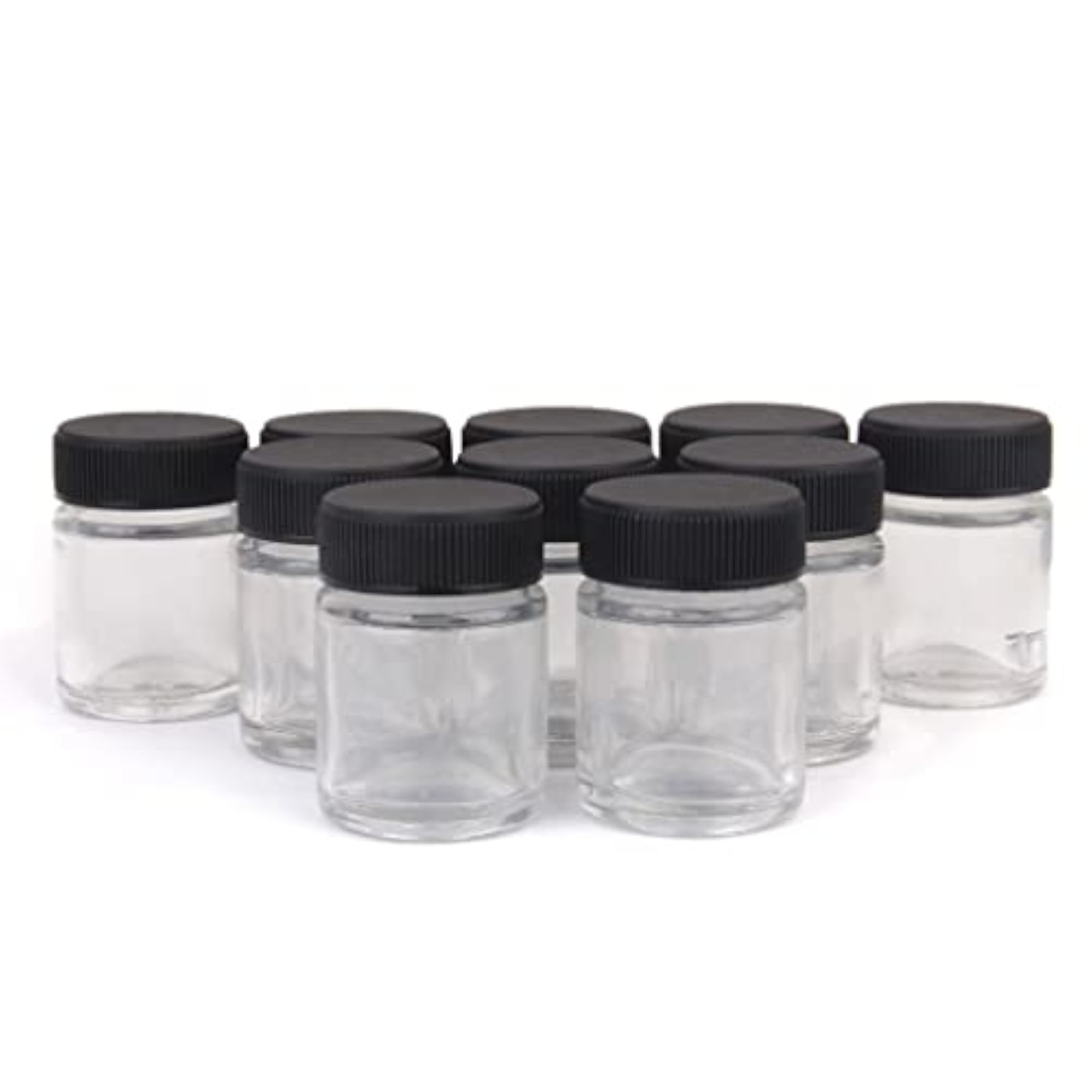 20pcs Mixed 22cc Airbrush Bottle Pigment Jars