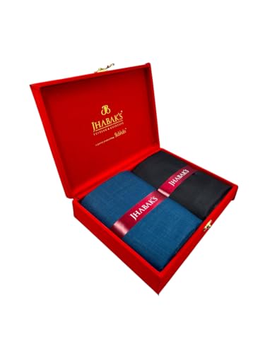 Image of JHABAK'S Unstitched Cotton Blend Solid Shirt & Trouser Fabric - 2.25 m Shirt Cloth - 1.20 m Pant Piece