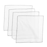 ifundom 4 pièces Chiffons de Cirage Coton Pur Chiffon Doux pour Polissage et Nettoyage Ch...