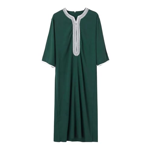 Dishdasha saoudien de qualité supérieure caftan arabe rétro