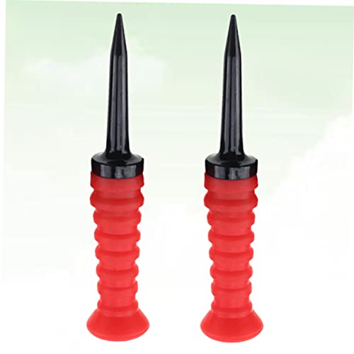 GAFOKI 2 peças de camisetas de borracha para golfe e equipamento vermelho, ferramenta profissional p