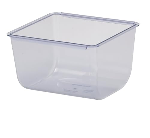 San Jamar Dome 2 Quart Garnish Tray 2 Quart Garnish Center Insert with Snap-On Connectors for Kitchen, Bar, and Restaurants, Plastic, 2 Pint, Clear