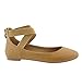 Womens 40-DANA19 Closed Toe Ballet Flats Ballerina Mary Jane Shoes