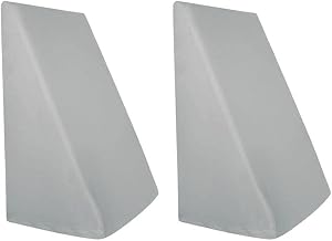 Kit 2 Capas para Triângulo Malha 100% Algodão Cinza Arrumadinho Enxovais