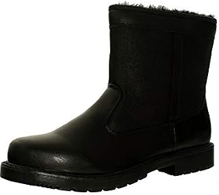 totes Men's Stadium Black Ankle-High Synthetic Boot - 11M