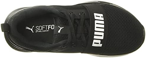 PUMA unisex child Wired Run Sneaker, Black/White, 13 Little Kid US | Image 4