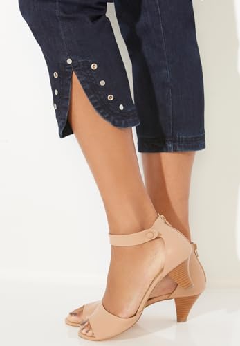 Catherines Women's Plus Size Sparkle Hem Capri4