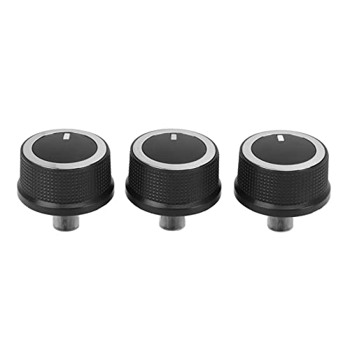 Klanata 3 Pack Climate Control Knobs, ABS Material Air Conditioner Control Knobs, Part Numbers 84793085 & 84141127