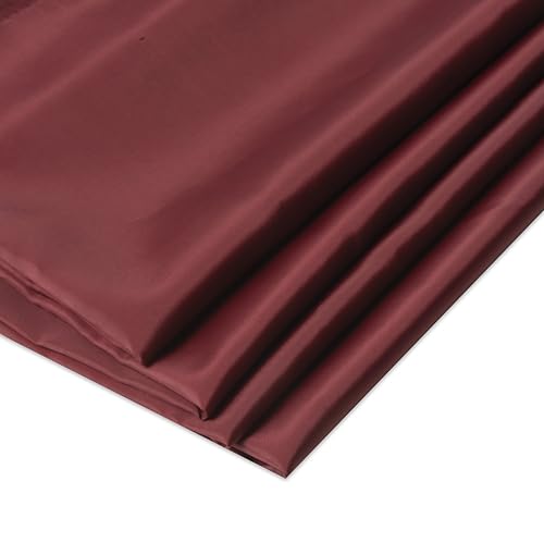 IPEA Tejido de Borgoña 200 x 150 cm color Negro - Made in Italy – Tejido al Metro para Costura, Ropa, Forros, Chaquetas, Pantalones, Faldas, Muebles, Almohadas - Tela Lisa para Coser y Forrar