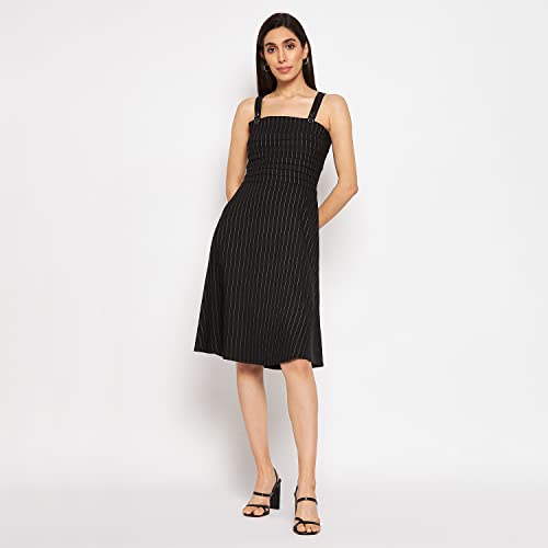 Image of CAMEY Women Striped Cotton Dress