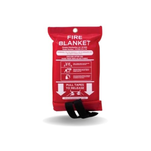 Hadley Fire Blanket for Home and Workplace, Emergency Fire Safety Protection