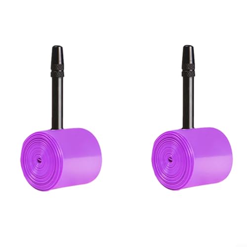 HEIBTENY Fahrrad Schläuche Schotterfahrradschlauch Ultraleichter 700C Gravel Bike Schlauch TPU-Innenschlauch 35-50C Cyclocross-Fahrradschlauch Rennradreifen (2PCS FV 45)