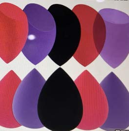 Makeup Sponge Blender Set - 10 pcs Latex-Free Beauty Sponge Makeup Foundation Blending for Liquid, Cream and Powders