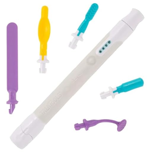 TalkTools® Kit de integração sensorial Sensi – Ferramenta sensorial oral com 5 pontas sensoriais orais motoras e bolsa de armazenamento | Nova base ergonômica | melhora as habilidades