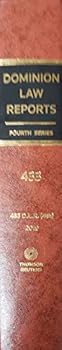 Dominion Law Reports fourth series 433 (433 D.L.R.