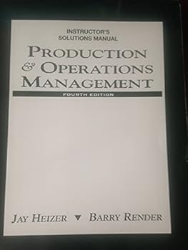 Paperback Sm Production Operations Mgmt I/S/M Book