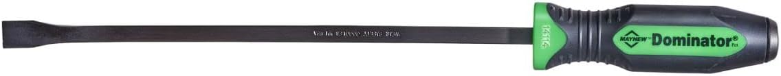 Mayhew Tools 14114GN Dominator Pro Curved Pry Bar, 17", Green