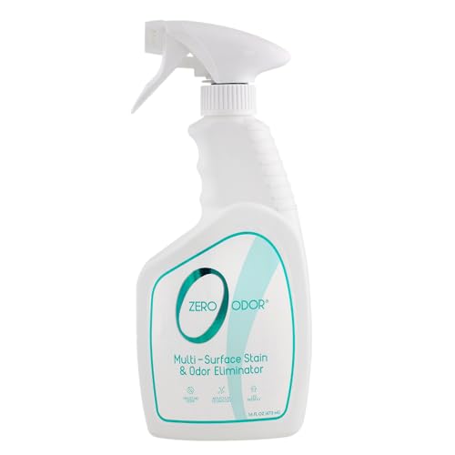 Zero Odor &ndash; Multi-Surface Stain Remover & Odor Eliminator - Remove Stains and Odor Patented...