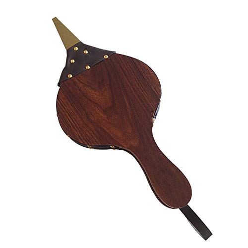 TopHomer Fireplace Bellows Indoor Wood Fire Blower Great Tool for Fireplace Fire Pit, Wood Stove, BBQ, Outdoor Camping
