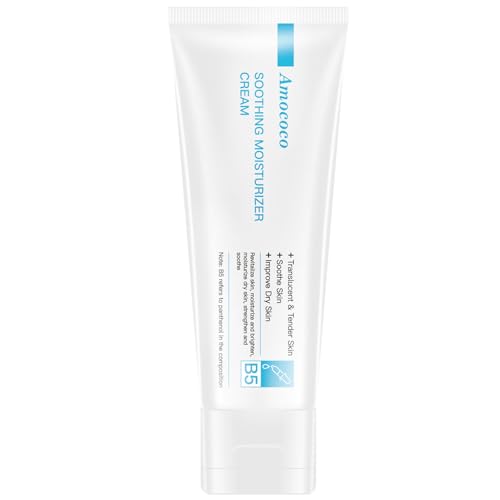 Image of Vitamin B5 Face Cream with Niacinamide & Hyaluronic Acid, Daily Moisturizing Cream, Hydrating & Soothing Facial Moisturizer for Dry & Sensitive Skin, with Shea Butter, 2.8 oz