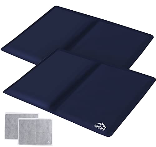 ilauke 2 Gel Kühlkissen Groß, Wiederverwendbaren Kalt Warm Kompresse 30x40cm, Auslaufsicher Kühlkissen Multifunktionales Kühlpads XXL für Lindert Verschiedene Schmerzen an Körperstellen