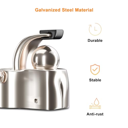 NICEDACK Bicycle Trailer Hitch, Galvanised Steel, Compatible with All Standard Seat Posts, Bicycle Towing Hitch