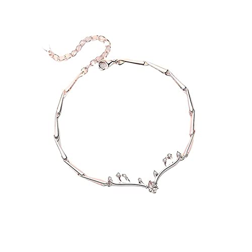 Bracelet pour femme S925 diamant blanc style tendance japonaise et coréenne
