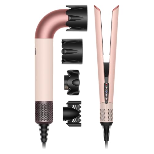 Dyson(�_�C�\��) Supersonic r?�w�A�h���C���[ �Z���~�b�N�s���N (HD17 VLP AM) + Airstrait?�X�g���C�g�i�[ ������`�F���[ (HT01 KP AM) 2�_�Z�b�g