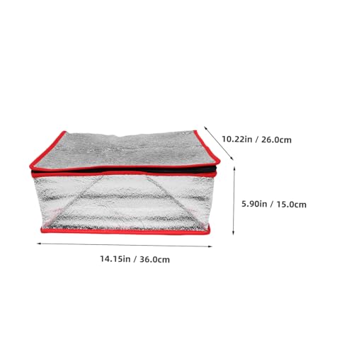 Aluminum Insulated Thermal Food Storage Bag Foldable Seafood Cooler Pouch with Flat Bottom Design Portable Cold Retaining Storage for Efficient Transport2