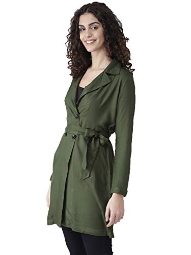 Image of Style Quotient Women's Rayon Mid-Thigh Jacket