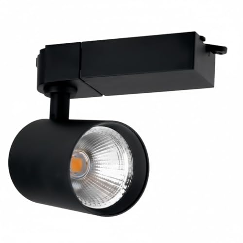 Image of PHILIPS 10W LED Track Light | Modern Black Finish | Adjustable Stanchion Spotlight for Indoor Accent & Task Lighting | Warm White, Pack of 1
