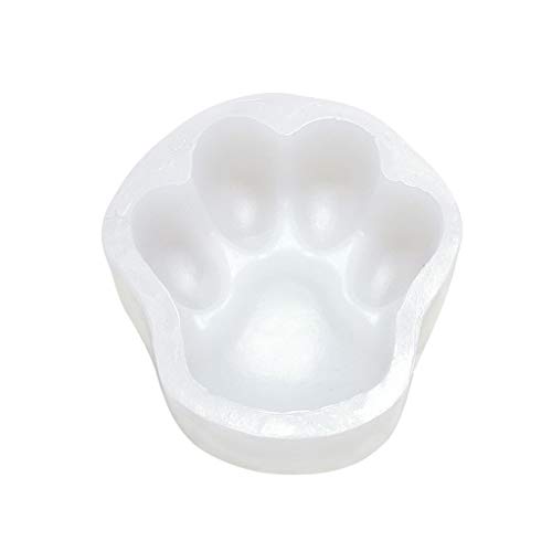 Moldes de resina con forma de pata de perro, suministros de manualidades, molde de fundición epoxi para manualidades, hecho a mano, molde epoxi de juguete