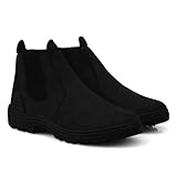 Bota Chelsea Masculina Solado Antiderrapante Estilo Casual (Preto, Padrão, BR, Adulto, Numérico, 44)