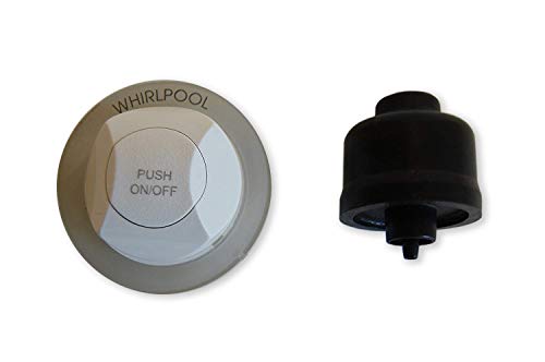Button kit for Three posistion control panel on/off button replacement Almond with dvd
