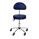 Teqler Praxis-Rollhocker blau