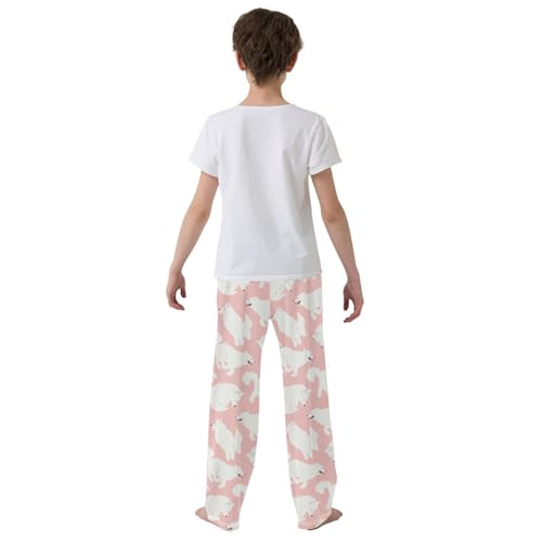 Pajamas Pants Soft Long Sleep Pjs Lounge Pajama Bottoms Elastic Waist with Pockets3
