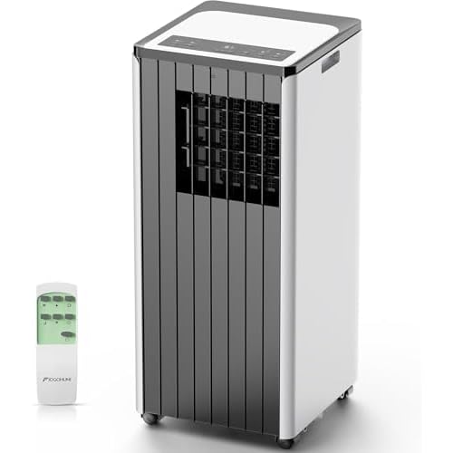 12000BTU Portable Air Conditioners – Portable AC Unit with Built-in Dehumidifier Fan Mode for Room up to 450 sq.ft. – Room Air Conditioner with 24H Timer & Remote Control Window Mount Kit