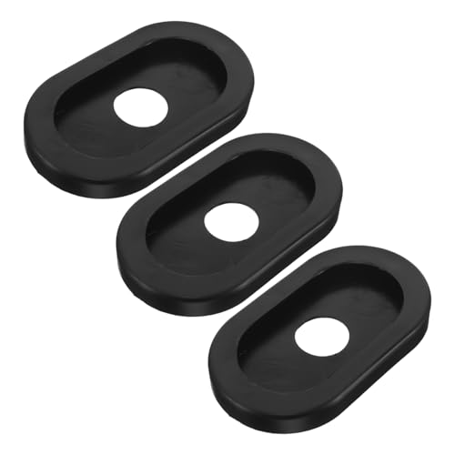 Alfombrillas de suelo para máquinas de fitness INOOMP 3 piezas: Almohadillas para equipos de ejercicio que reducen el ruido - Protector antideslizante y antivibración para máquinas de ejercicio en casa y gimnasio miniatura 1