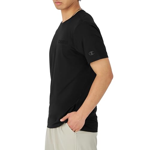 Image of Champion Boys T-Shirt, Kids' T-Shirt For Boys, Lightweight Tee for Kids, Script & Print