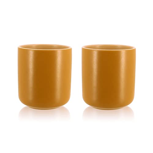 SET DE 2 MUGS OUTO JAUNE EN GRÈS 27CL Cover