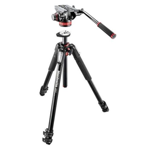 Manfrotto MVK502055XPRO3 Photo Video Hybrid Kit with 502 Series Head, Black