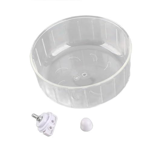 Gavigain 6.7 inch Silent Hamster Wheel, Non Transparent PS Material, Easy Installation, Mute Effect, for Hamsters, Gerbils, and Chipmunks