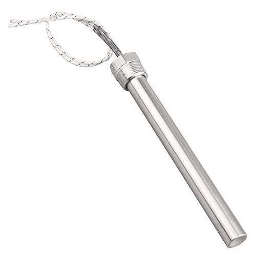 AIICIOO Patronenheizelement 3/4 Zoll 26.4mm Flansch AC 220V 1000W Edelstahl Elektroheizung Eintauchheizkörper