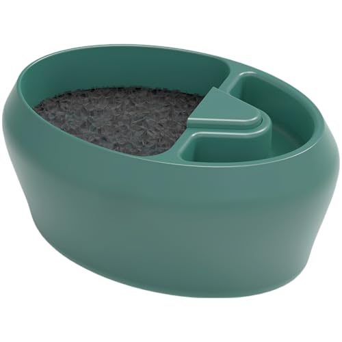 Reptilien- Wasserbrunnen mit Futternapf, 671.9 g/ 700ml Eidechsen- Wasserspender, 110V geräuscharmer Bartagamen- Wasserbrunnen, automatisches Zirkulationssystem für Terrarien, 7, 1 x 3, 9 x