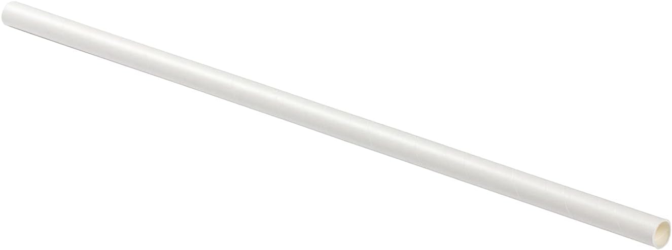CiboWares 10.25 Inch Giant Wrapped Paper Straws, Case of 3600