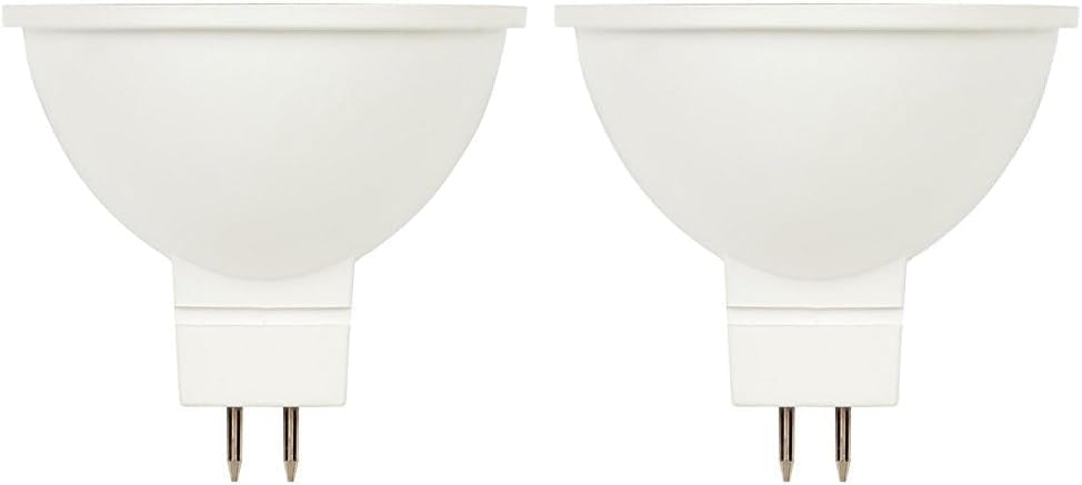 Westinghouse Lighting 3363800 - Bombilla LED MR16 equivalente a 35 W, regulable, color blanco brillante, con base GU5.3, 1 unidad (paquete de 2)