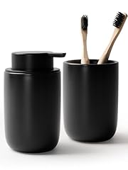Black-liquid Pump & Toothbrush Holder