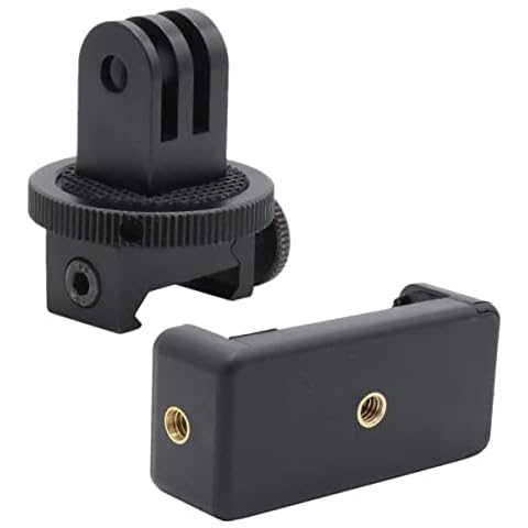 VICTORFIRE Universal Gun Phone Mount Holder Smartphone Action Camera Picatinny Waver Rail Mount Adapter Compatible with Gopro Cover